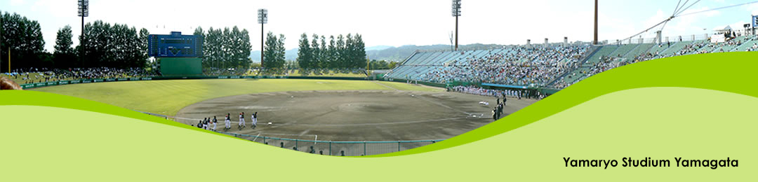 メインスタジアム / 中山公園山形県野球場 荘内銀行・日新製薬スタジアムやまがた