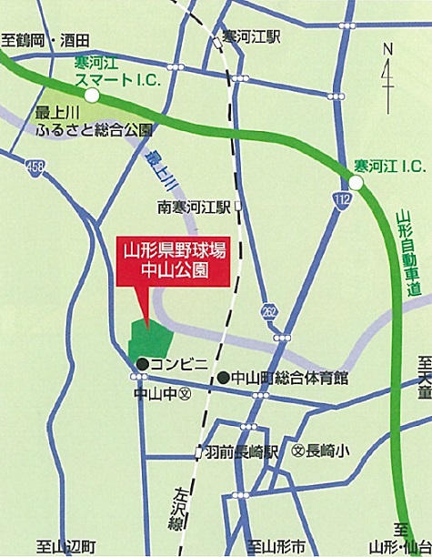 中山公園アクセスマップ